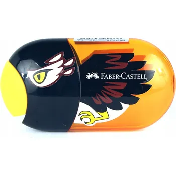 Ořezávátko Ořezávátko ruční, dvojité, s nádobkou Faber-Castell, vícebarevné