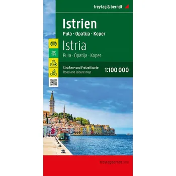 ISTRIA Pula Opatija Koper mapa samochodowa 1:100 000 FREYTAG & BERNDT 2024 Kolektiv autorů