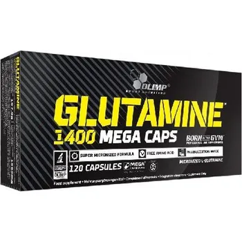 Aminokyselina Kapsle Olimp L-Glutamine 1400 Mega Caps 120 kapslí