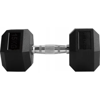 Potažené/pogumované činky s pevnou váhou Thorn+Fit 1x 15 kg