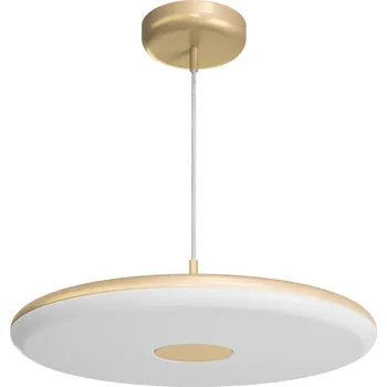 Svítidlo OSMONT ZETA ST2 FP závěsné plastové svítidlo zlatá / bílá IP40 3000 K 38W LED - OSMONT OS ZET60066