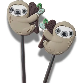 Nástroj na niť a příze Annie's Knit Zarážky na jehlice – béžoví lenochodi