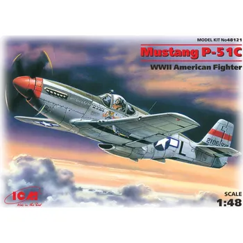Plastikový model ICM 48121 Mustang P-51 C 1/48 - Model letadla ke slepení