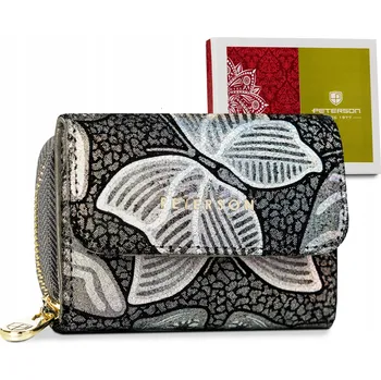 Peněženka Peterson dámská peněženka z přírodní kůže šedá PTN 423229-ONBF GRAY - žena