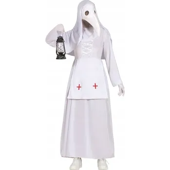 Karnevalový kostým Pánský KOSTÝM Doktor Mor, Bílý Doktor Mor, Kostým, Převlek, Halloween, M