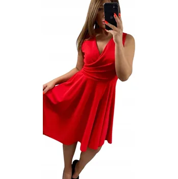 Dámské šaty Koktejlové midi šaty Genesy Glamour, velikost 46