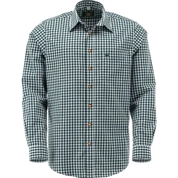 Pánská košile Orbis Trachten košile pánská zelená/bílá vel. 49/50