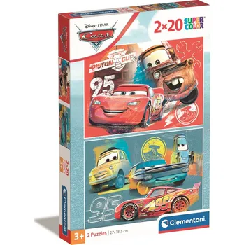 Puzzle Clementoni - Puzzle 2x20 Cars Disney