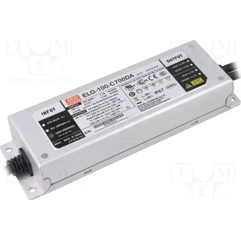 Napájecí zdroj pro osvětlení MEAN WELL ELG-100-C700DA