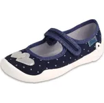 „Dětské bačkory Befado Blanca 114Y545 – tmavě modré přezůvky s hvězdami | Botonožka.cz“ Velikost: 36