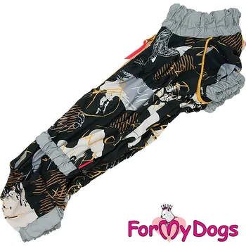 Obleček pro psa FOR MY DOGS pláštěnka MULTI CAMO, multicolor Velikost: TC1