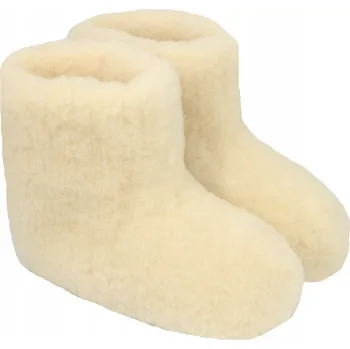 Dámské pantofle DÁMSKÉ BAMBOŠE, VYSOKÉ PANTOFLE, PANTOFLE PANTOFLE 100% VLNĚNÉ MERINO 40
