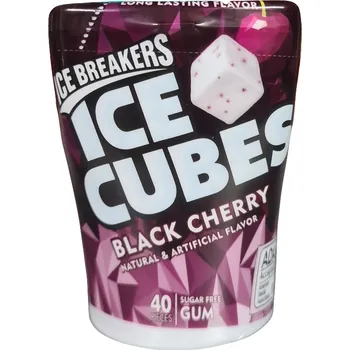 Cukrovinka Ice Breakers Ice Cubes Black Cherry 92g
