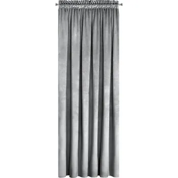 Závěs Top textil Závěs Velvet 140x270 cm světle šedý