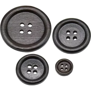 Annie's Knit Knoflík Classic Dark Brown Průměr: 35 mm