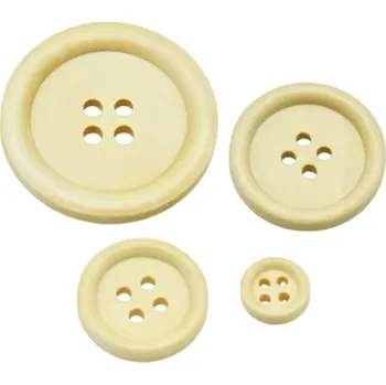 Annie's Knit Knoflík Classic Cream Průměr: 10 mm