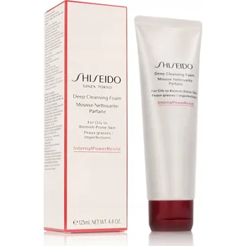 Shiseido Deep Cleansing Foam hloubkově čisticí pěna pro mastnou pleť a pleť se sklonem k nedokonalostem 125 ml