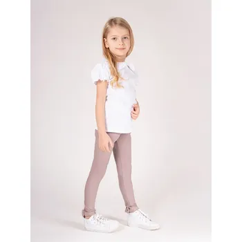 Dámské legíny Bavlněné legíny s mašličkou, béžové Nicol, vel. 116