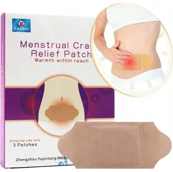 Náplast BYLINNÉ NÁPLASTI NA MENSTRUAČNÍ BOLESTI 3 KS HŘEJIVÉ ZKLIDŇUJÍCÍ PŘÍRODNÍ