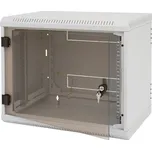 Nástěnný rozvaděč jednodíl. 6U (š)600x(h)395 černý TRITON