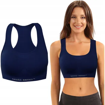 Dámské spodní prádlo DÁMSKÝ SPORTOVNÍ TOP podprsenka FITNESS JÓGA Sesto Senso *L/XL