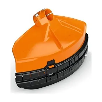 Zahradní technika Univerzální ochranný kryt křovinořezu, STIHL Ø 420 mm pro FS 500, 550 (41160071020) (S univerzálním ochranným krytem STIHL pro žací hlavy a kovové nástroje zabráníte tomu, aby na vás při práci dopadala tráva či kamínky. Ty se zachytí o plastový kryt a)