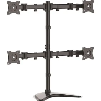 Monitor STARTECH Monitor Stand - Quad - Desktop - Steel