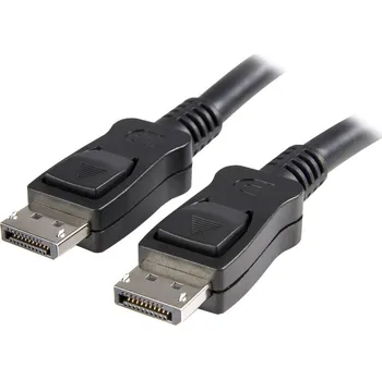 Video kabel StarTech.com 10 ft DisplayPort 1.2 Cable with Latches - 4K x 2K (4096 x 2160) @ 60Hz - DPCP & HDCP - Male to Male DP Video Monitor Cable (DISPLPORT10L) - kabel DisplayPort - 3 m
