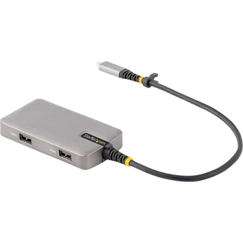 StarTech.com USB-C Multiport Adapter, 4K 60Hz HDMI, HDR, 3-Port USB Hub, 100W Power Delivery Pass-Through, USB Type C Mini Docking Station, Certified Works with Chromebook - Windows, macOS, iPadOS, Android (104B-USBC-MULTIPORT) - dokovací stanice - USB-C 