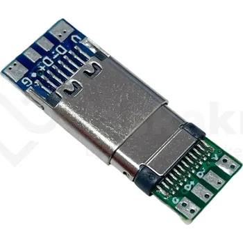 Elektrický konektor LaskaKit_cz USB-C v3.1 konektor na kabel Male