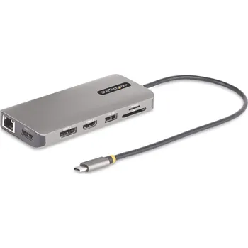 StarTech.com USB-C Triple-Monitor Multiport Adapter, HDMI/DP/Card Reader - dokovací stanice - USB-C 3.2 Gen 1 / Thunderbolt 3 / Thunderbolt 4 - HDMI, 2 x DP - 1GbE