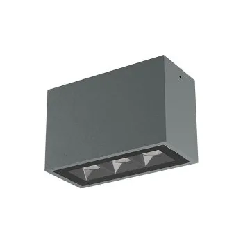 Venkovní osvětlení LED venkovní stropní svítidlo 581 lm 2700K IP65 tmavě šedá REDO AROOS 91236