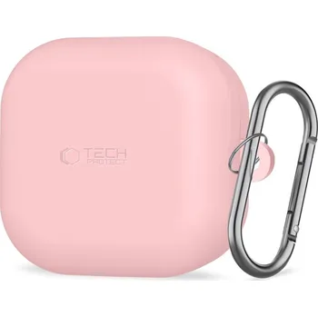 Náhradní kryt pro mobilní telefon Kryt Tech-Protect Silicone Hook Samsung Galaxy Buds 4 / 4 Pro Dusty Pink