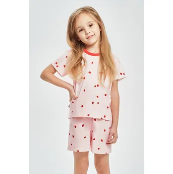 Dívčí pyžamo Maia růžové jahůdky 134