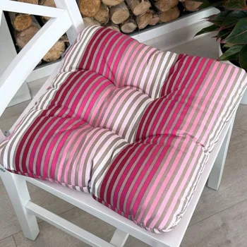 Podsedák Sedák na židli Proužky růžové