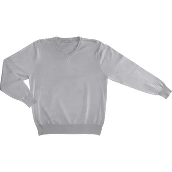 Oblečení a móda Pánský svetr AMJ Style - světle šedý SX007 Velikost: 4XL