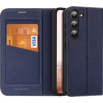 Pouzdro na mobilní telefon Flipové pouzdro Dux Ducis pro Samsung Galaxy S23 Plus modré