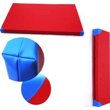 Žíněnka ShopJK GYMNASTICKÁ ŽÍNĚNKA 200x120x10 CM - ČERVENO - MODRÁ (T25)