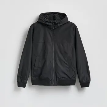 Dámský kabát Reserved - Bunda na způsob šusťákovky - černý - 454HR-99X - 454HR-99X-XXL