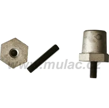 Autobaterie Redukce M6 na standardní pól, pár - PLUS a MÍNUS