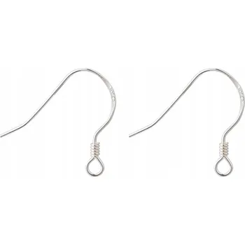 Náušnice Stříbro Náušnice na náušnice 925 15x18x1mm 1 pár