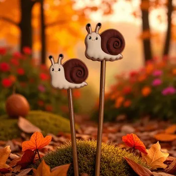 Jehlice Annie's Knit Zarážky na jehlice – hnědý šnek