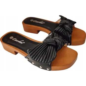 Dámské pantofle Dámské NAZOUVÁKY na vysokém podpatku DSTREET ZY0990 - 40