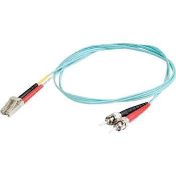 Síťový kabel C2G LC-ST 10Gb 50/125 OM3 Duplex Multimode PVC Fiber Optic Cable (LSZH) - síťový kabel - 3 m - 3 m - vodě - barva