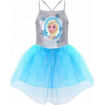 Dívčí oblečení E plus M Dívčí šaty Elsa s lurex tylovou sukní Velikost: 104-110