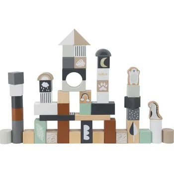 Hračka pro nejmenší TRYCO dřevěné kostky, 50 kusů