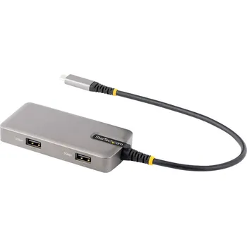 StarTech.com USB-C Multiport Adapter, 4K 60Hz HDMI w/HDR, 2-Port 5Gbps USB 3.0 Hub, 100W Power Delivery Pass-Through, GbE, USB Type C Mini Docking Station, Works with Chromebook certified - Windows, macOS (103B-USBC-MULTIPORT) - dokovací stanice - USB-C /