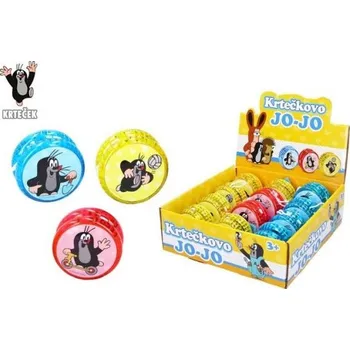 Dřevěná hračka Jojo W012836 Krtek svítící 5,5cm