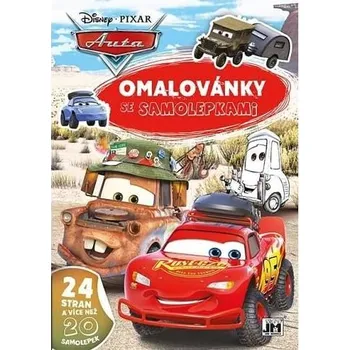 omalovánky Omalovánky A4 se samolepkami - Auta 3590-7
