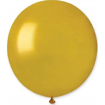 Balónek Balónky "Metalické", zlaté, Gemar, 48 cm (19"), 25 ks